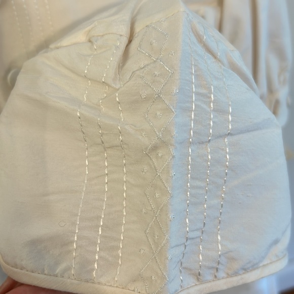 Pure Silk Traditional Classic Heirloom Baptism Christening Outfit New with Tags - Picture 6 of 11